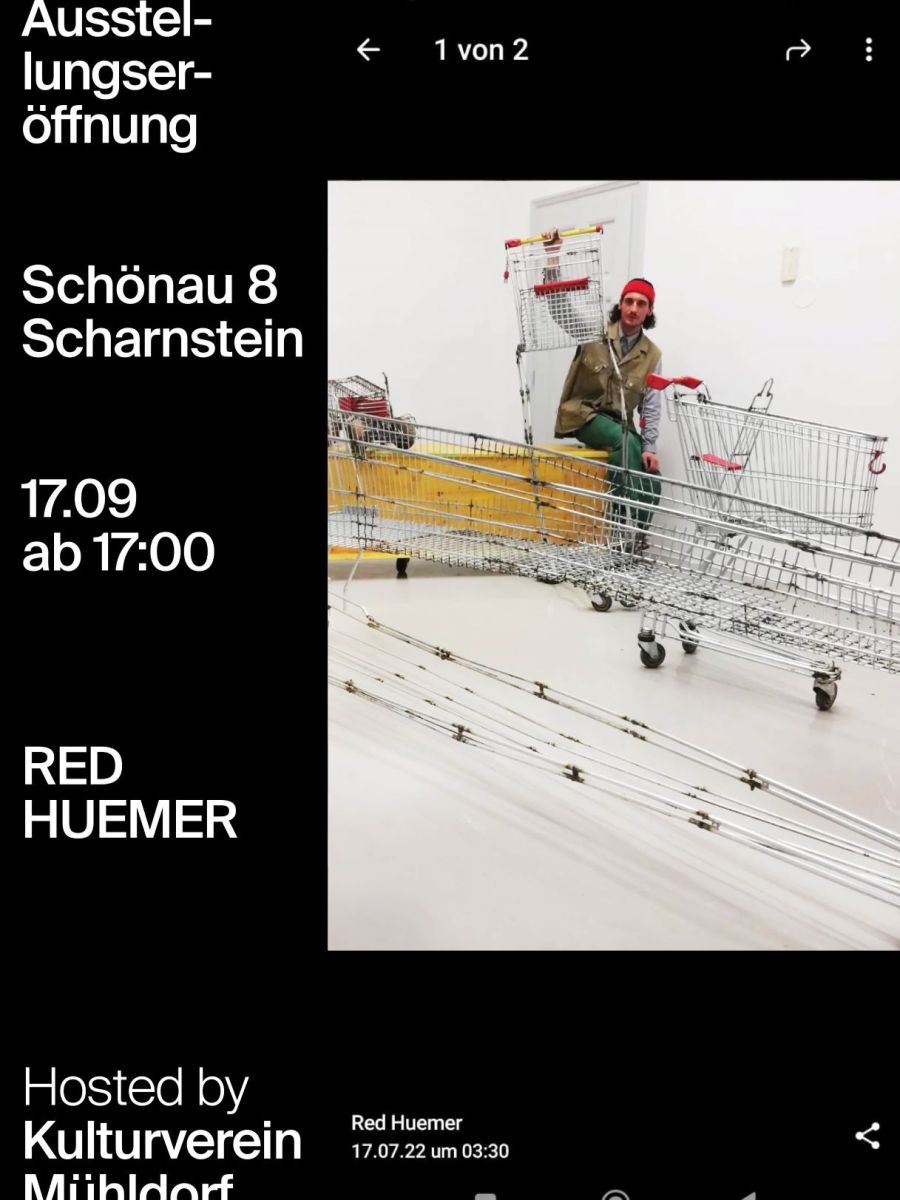 17/09/22; VERNISSAGE: Red&nbsp;Huemer